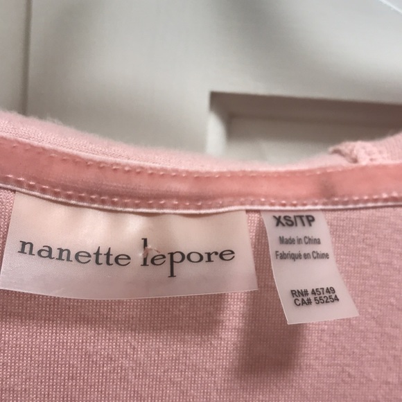 Nanette Lepore pink velour hooded sweatshirt - Picture 11 of 12